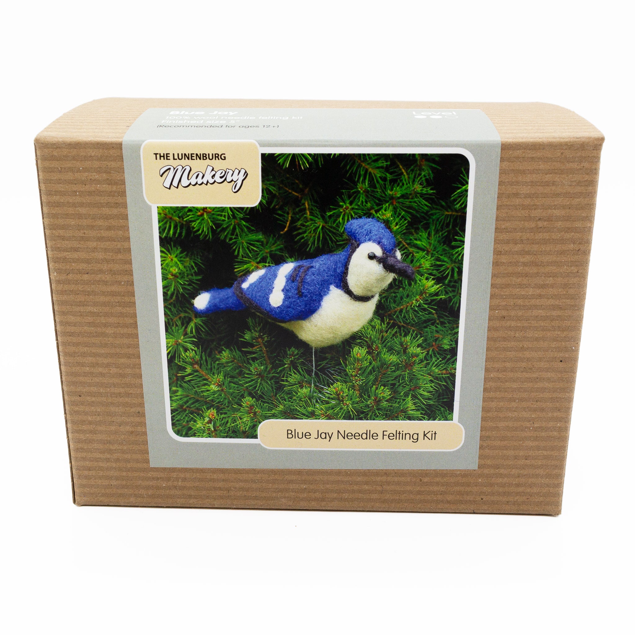 Needle Felting Kit - Blue Jay